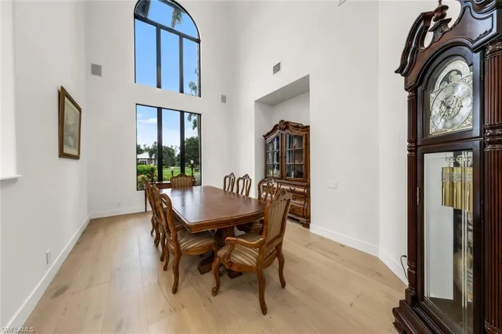 Large formal dining room