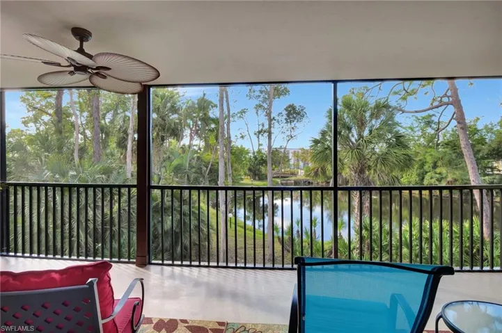 Screened Lanai overlooking the pond and preserve