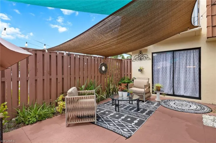 View of patio