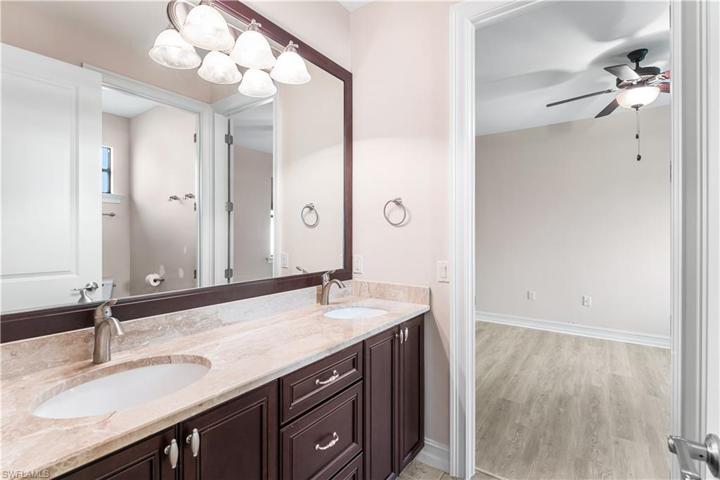 Jack and Jill bathroom is between the 2nd and 3rd bedroom.