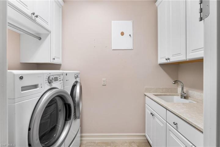 GREAT STORAGE IN THE LAUNDRY ROOM!