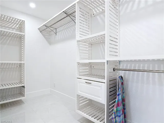 View of spacious closet