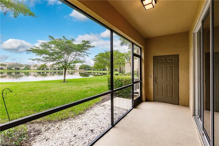 Screened Lanai with Lake Views