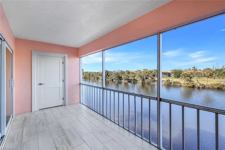 Lanai with commanding water views