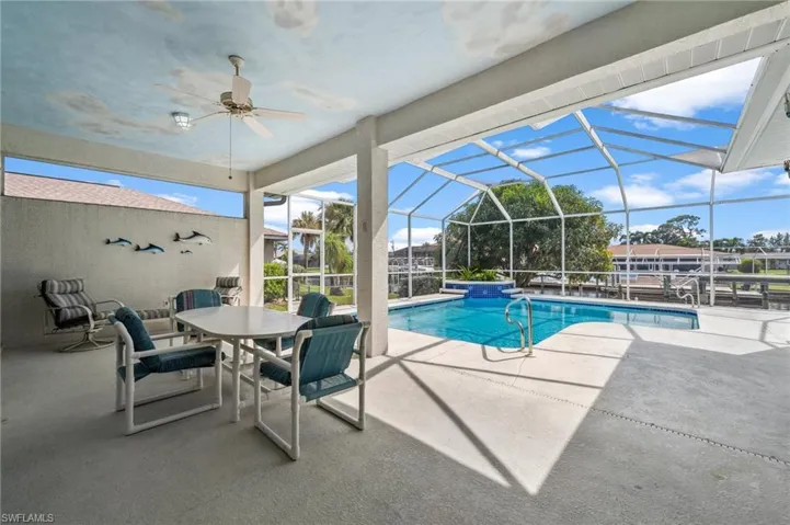 Generous Covered Lanai