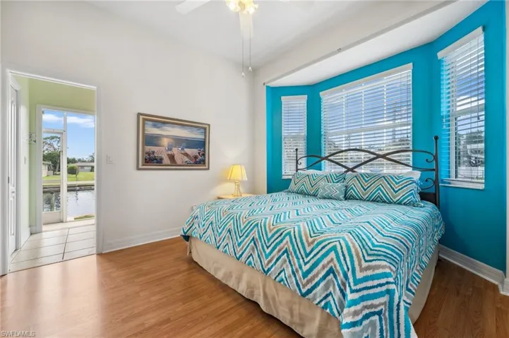 Bedroom 3 with access to pool bath.