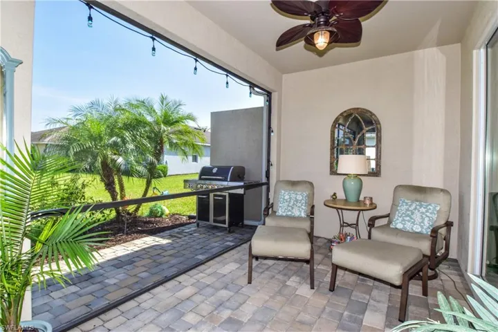 Enjoy grilling right outside your back door.