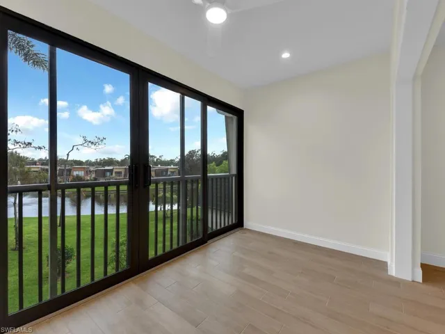 Enclosed screened balcony