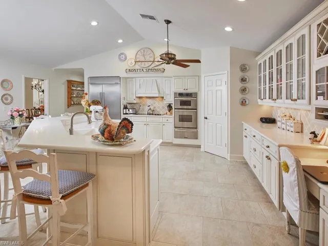 More than one chef can easily work in this kitchen!