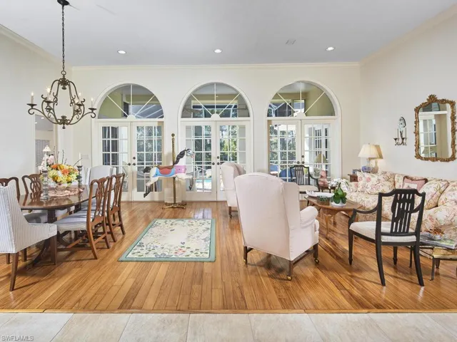 Open living and dining area, southern facing for the optimal amount of light.