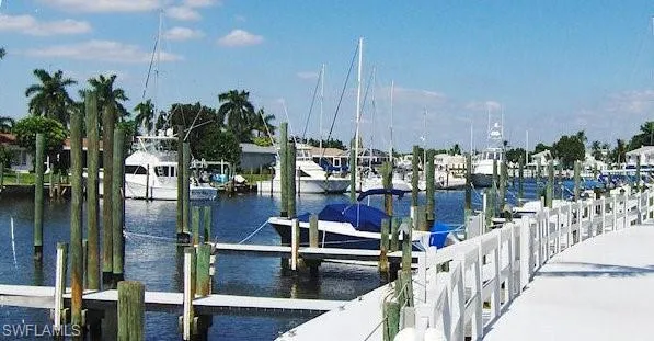 Dock featuring a water view