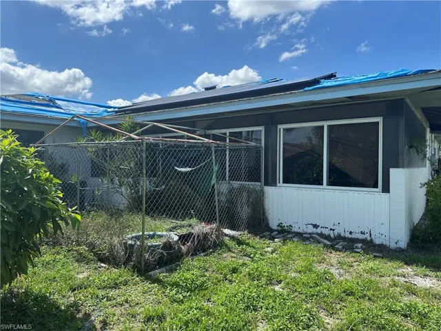 View of back of property