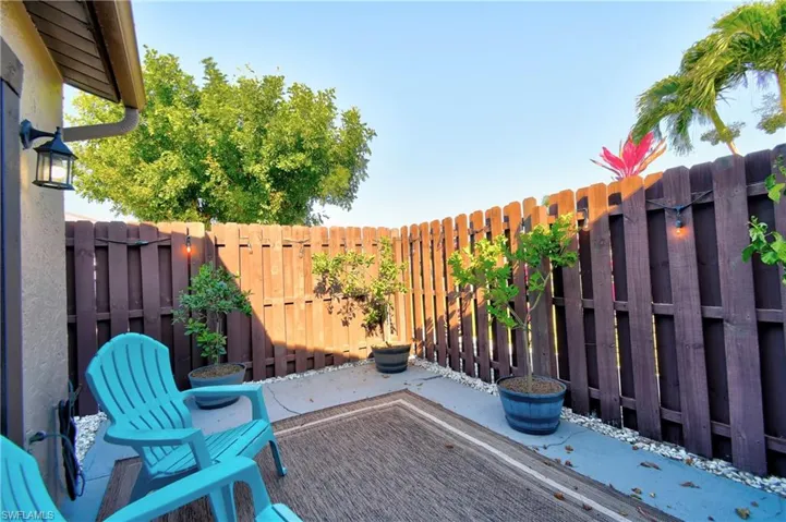 View of patio