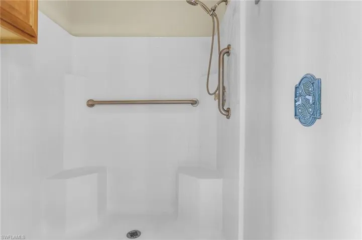 Bathroom with a shower