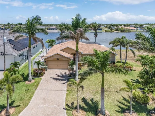 View of subject property featuring a nearby body of water