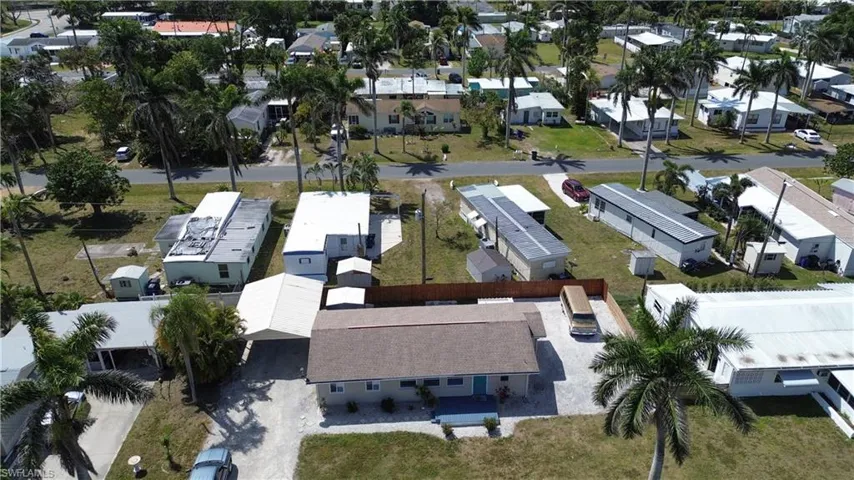 Aerial view featuring a residential view