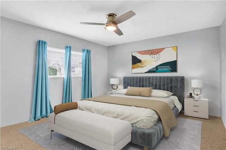 Staged masterbedroom