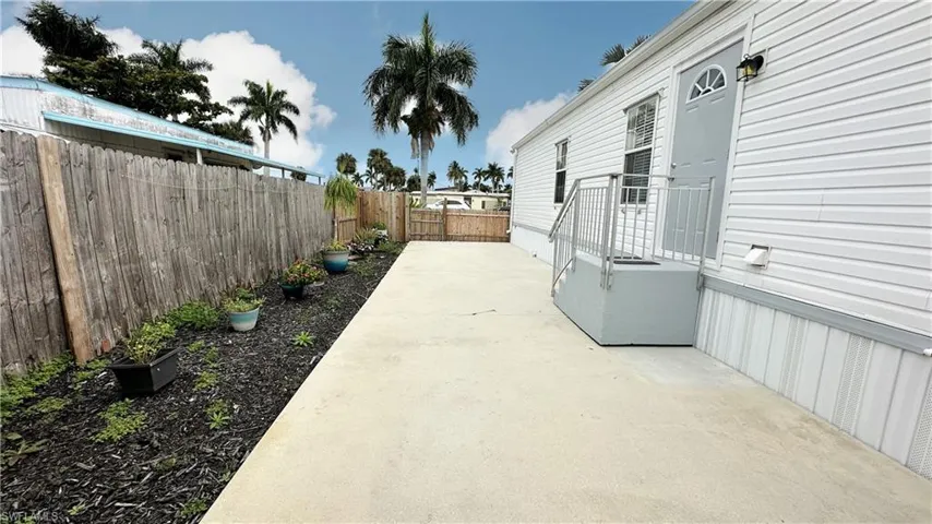 View of patio