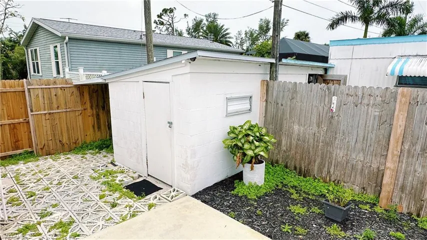 View of outdoor structure