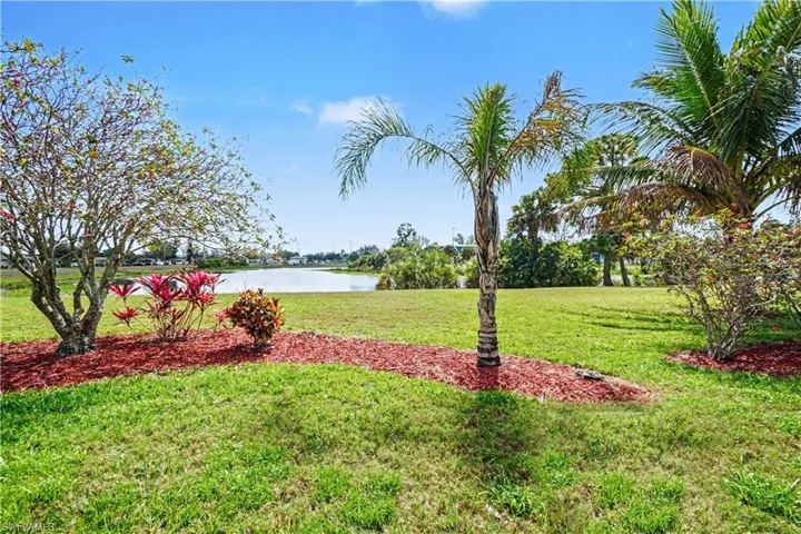View of the lake from the front of the condo.