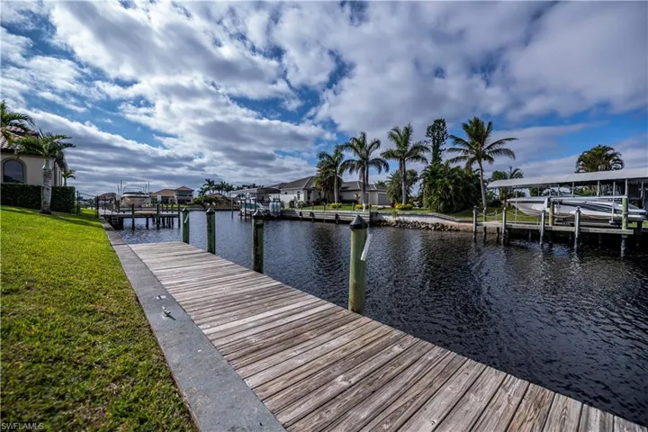 Captains Walk running full length of property