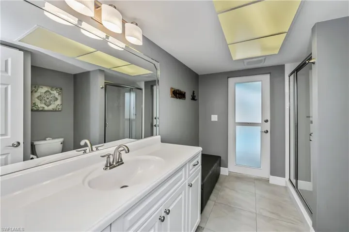 Guest bath also a pool bath