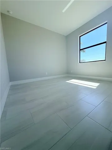 Spare room with baseboards