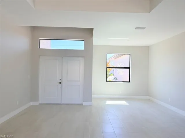 Entryway with plenty of natural light