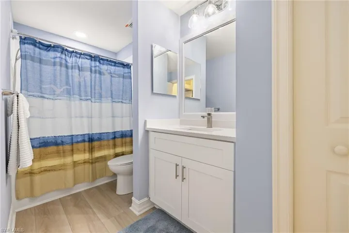 Guest bath totally updated with tub