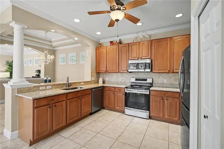 Wood Cabinetry and Stainless Appliances!