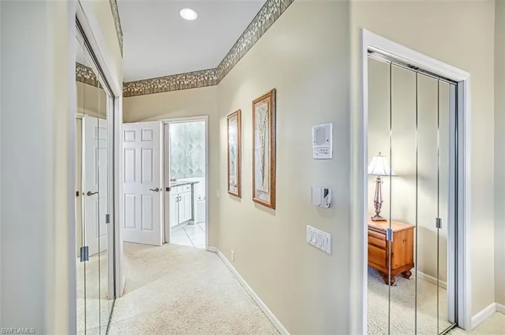 Hallway to guest bedroom