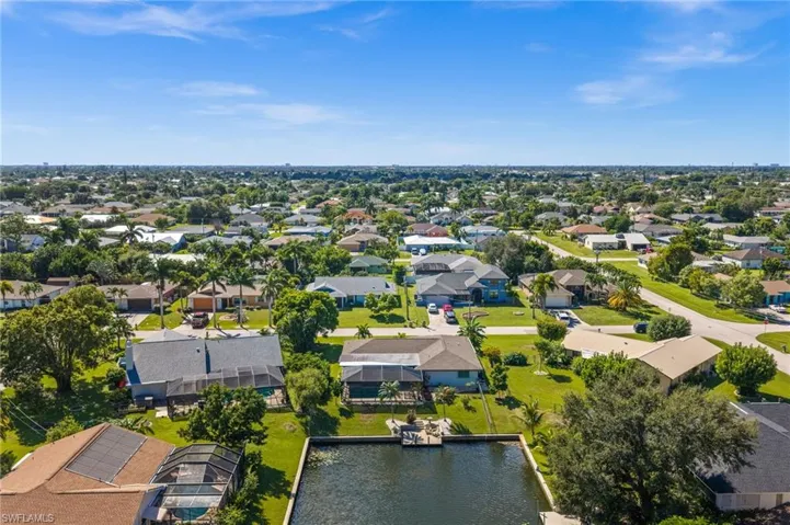 An aerial view of your "home sweet home".