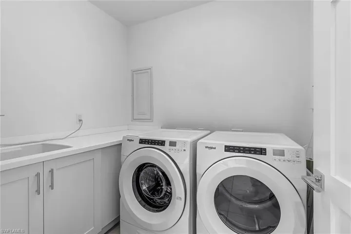 Separate Laundry Room, off kitchen