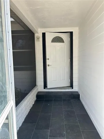 View of exterior entry