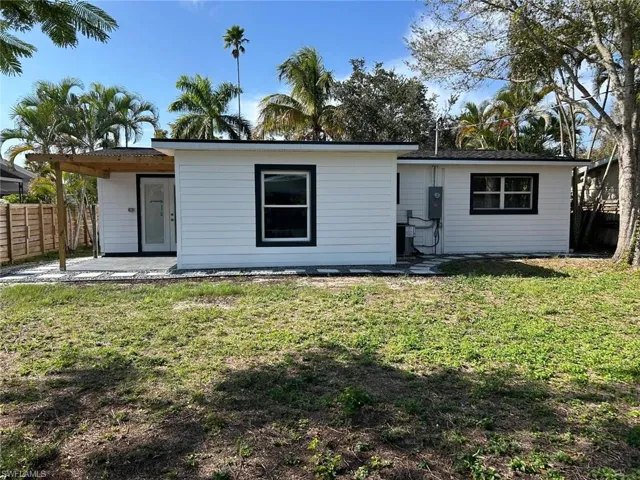 Back of property featuring a patio