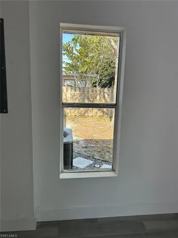 Detailed view of wood finished floors