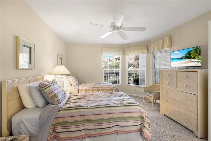 Spacious den, ideal for a home office or extra space when guests arrive.
