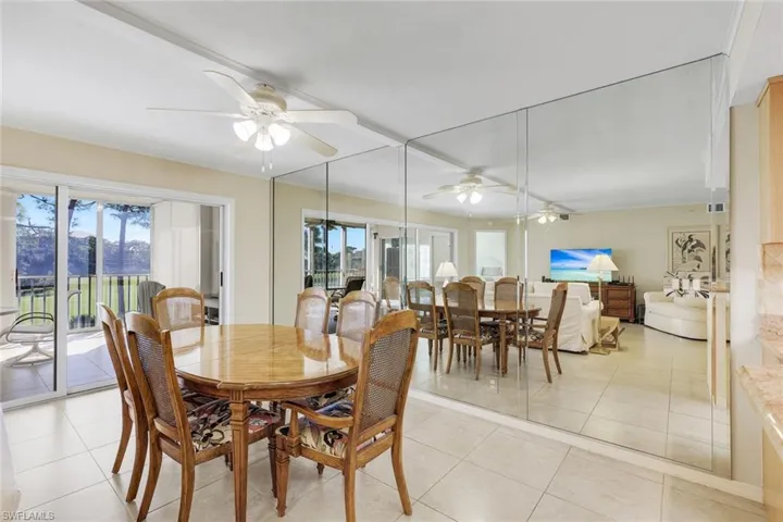 Formal dining space.