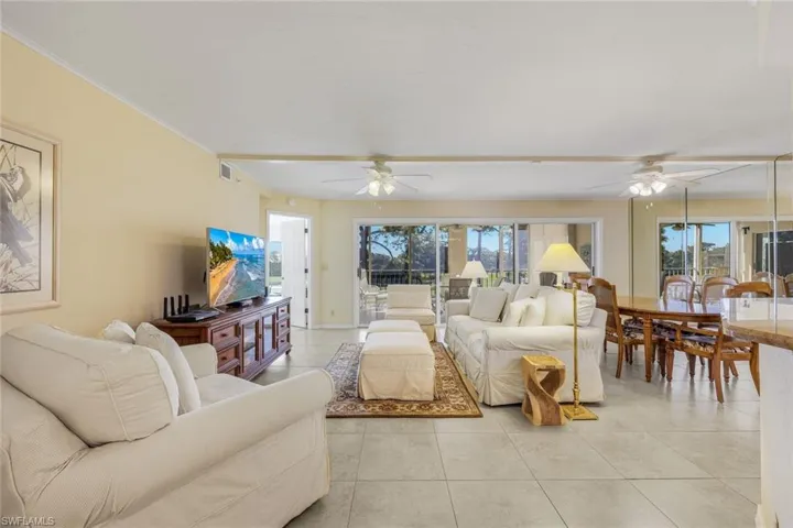 A wide open great room filled with abundant natural light.
