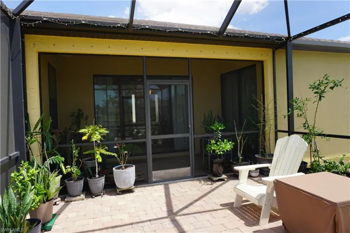 Screened patio to enjoy sunsets
