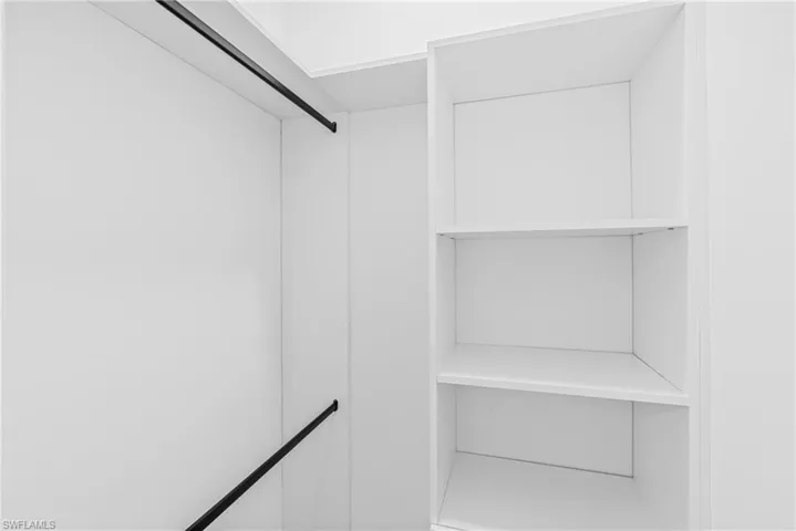 View of spacious closet
