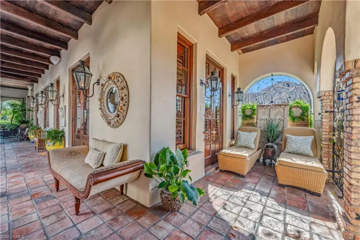Patio off guest quarters