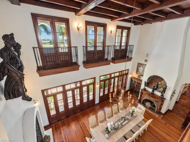 Dining room from 2nd floor balcony