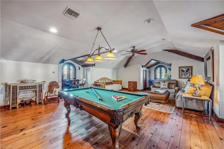 Recreational and game room