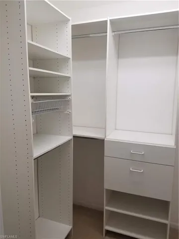 View of spacious closet