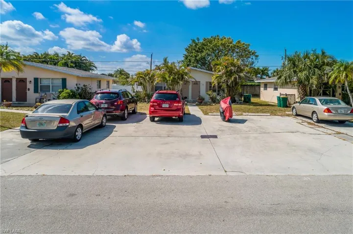 View of uncovered parking lot