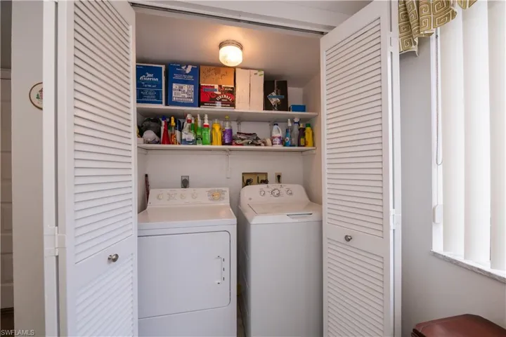 Washer/Dryer hookups and storage for laundry Products and other items