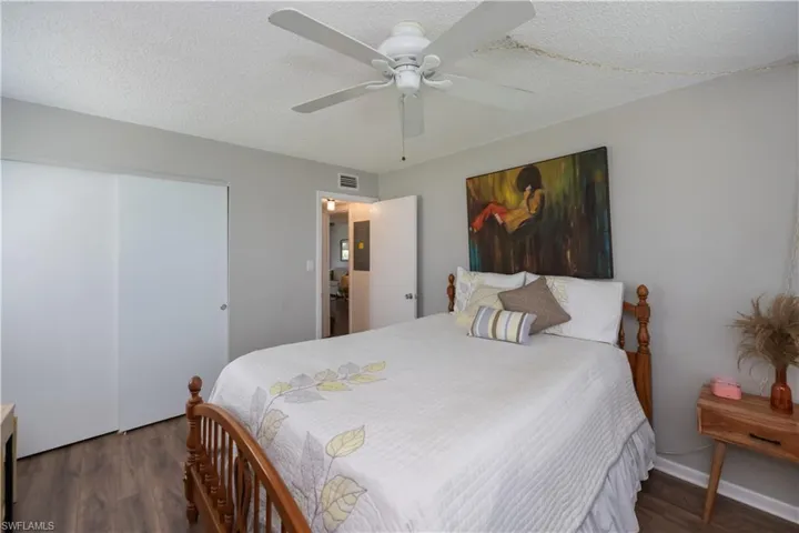 Peaceful bedroom #2 with a large closet and easy access to the 2nd bathroom