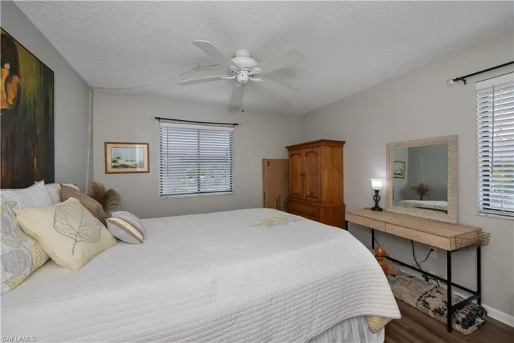 Welcome to your Bedroom #2 or office for work from home which is bathed with light from the two large windows
