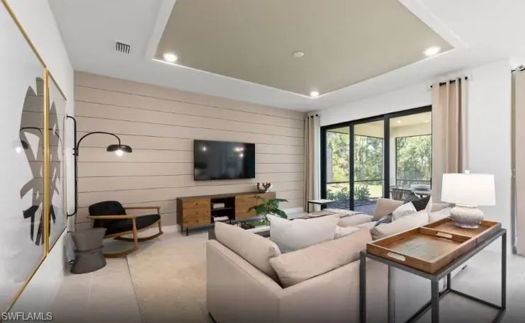 Photos are of a furnished Cedar model. Homes may vary.